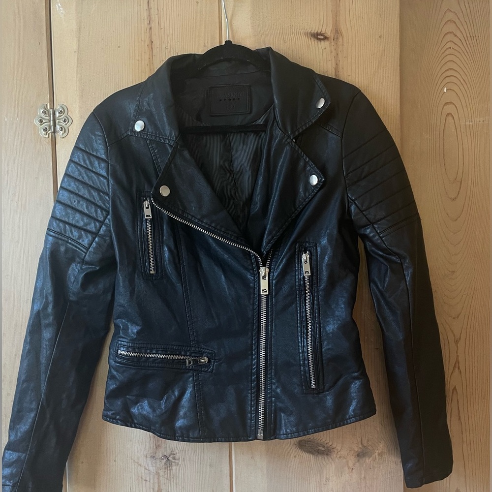 Moto Jacket Faux Leather